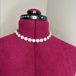 Zara Silver Crystal Necklace